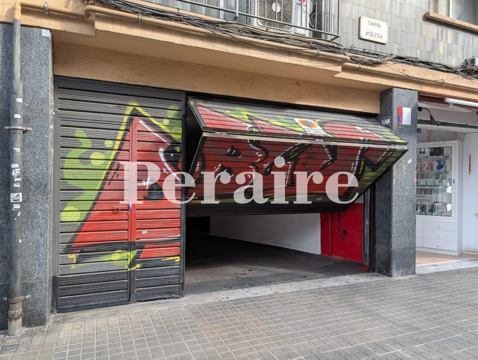 Vista exterior de Garatge en venda en  Barcelona Capital