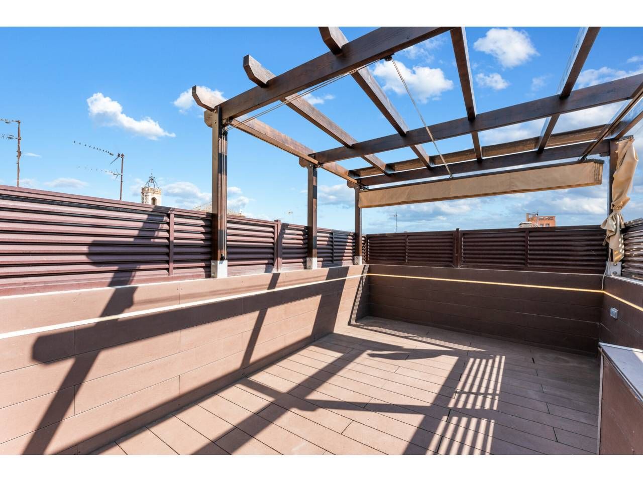 Terrace of Attic for sale in Vilanova i la Geltrú  with Air Conditioner, Heating and Parquet flooring