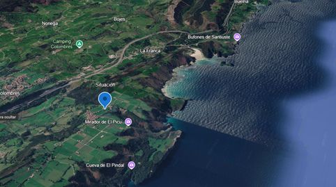 Venta de parcelas llanas,  edificables cerca  del  mar y con vistas a los Picos de Europa en PimiangoAsturias entre Llanes y San V