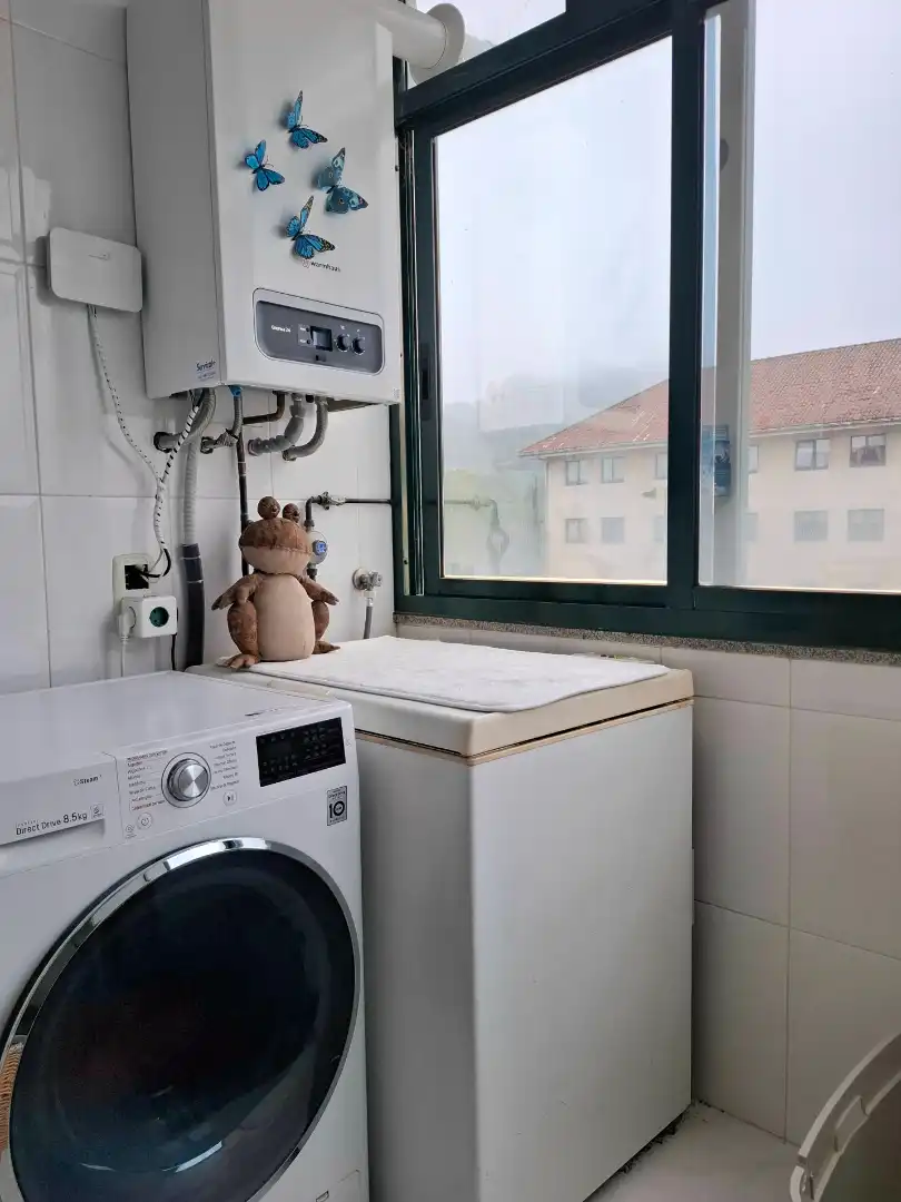 Balcony of Flat for sale in Mos  with Heating, Private garden and Storage room