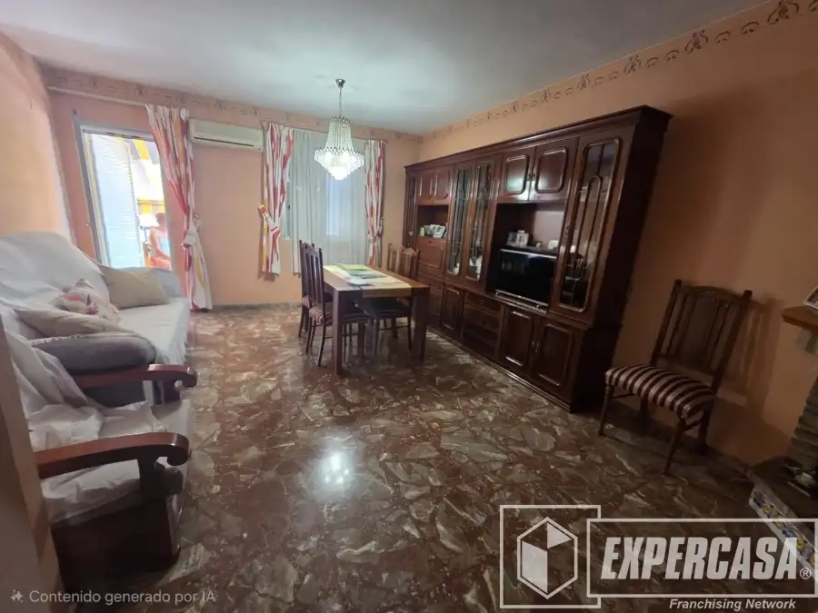 Sala de estar de Casa adosada en venta en Algemesí con Aire acondicionado y Terraza