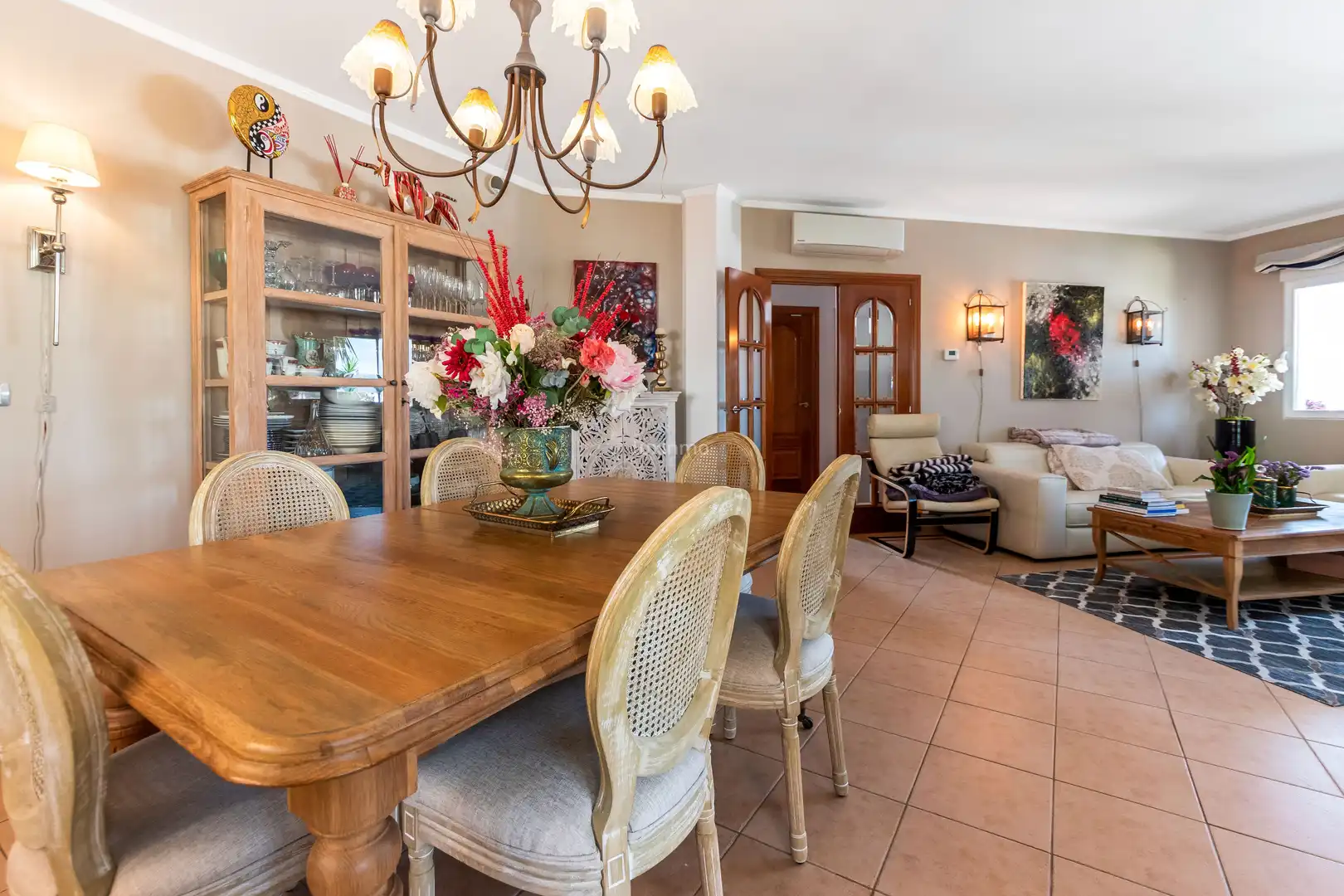 Dining room of Houses for sale in L'Alfàs del Pi  with Air Conditioner, Heating and Terrace