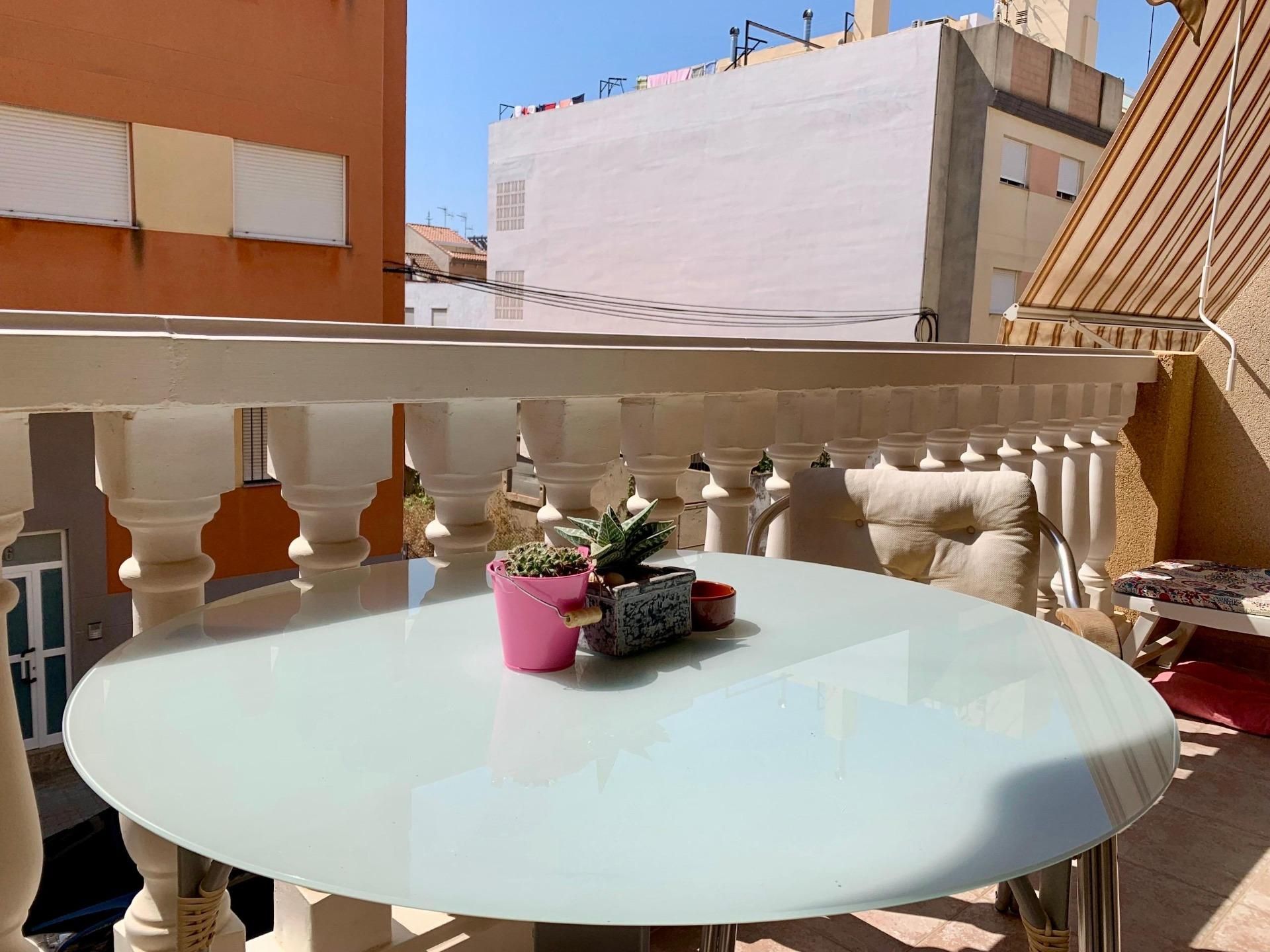 Balcony of Apartment for sale in Chilches / Xilxes  with Air Conditioner, Terrace and Storage room
