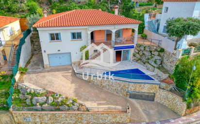 Vista exterior de Casa o xalet en venda en Santa Cristina d'Aro amb Calefacció, Jardí privat i Terrassa