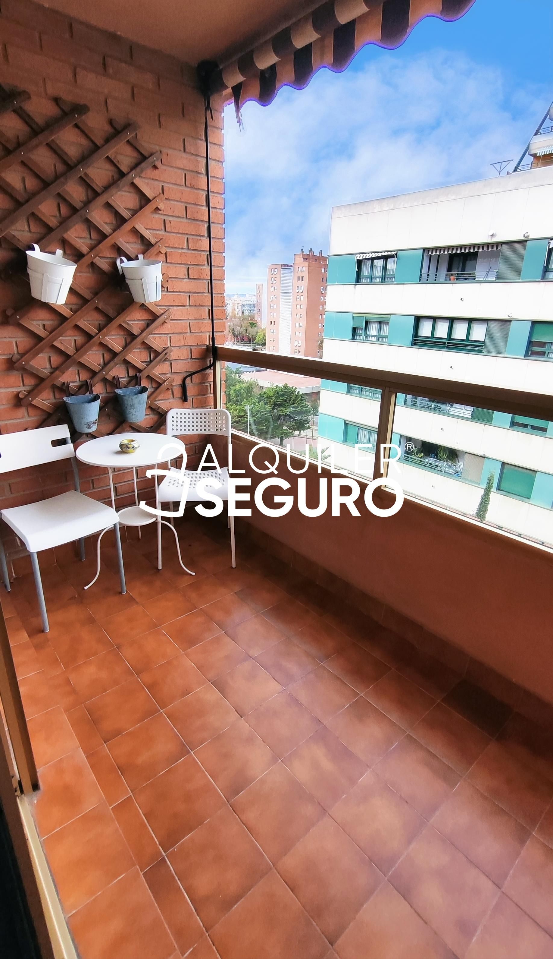 Balcony of Flat to rent in  Valencia Capital  with Air Conditioner, Heating and Terrace