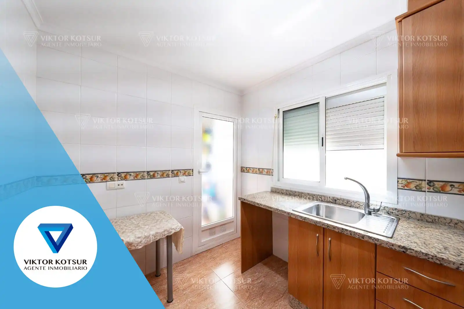 Cocina de Piso en venta en Roquetas de Mar con Aire acondicionado, Terraza y Amueblado