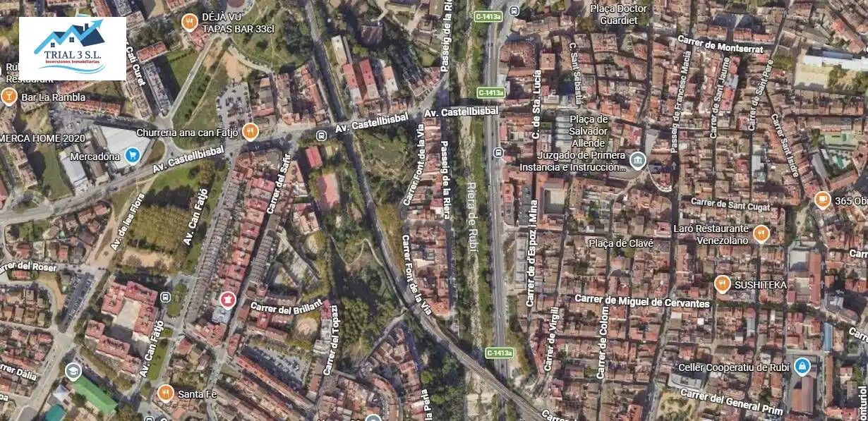 Vista exterior de Piso en venta en Rubí