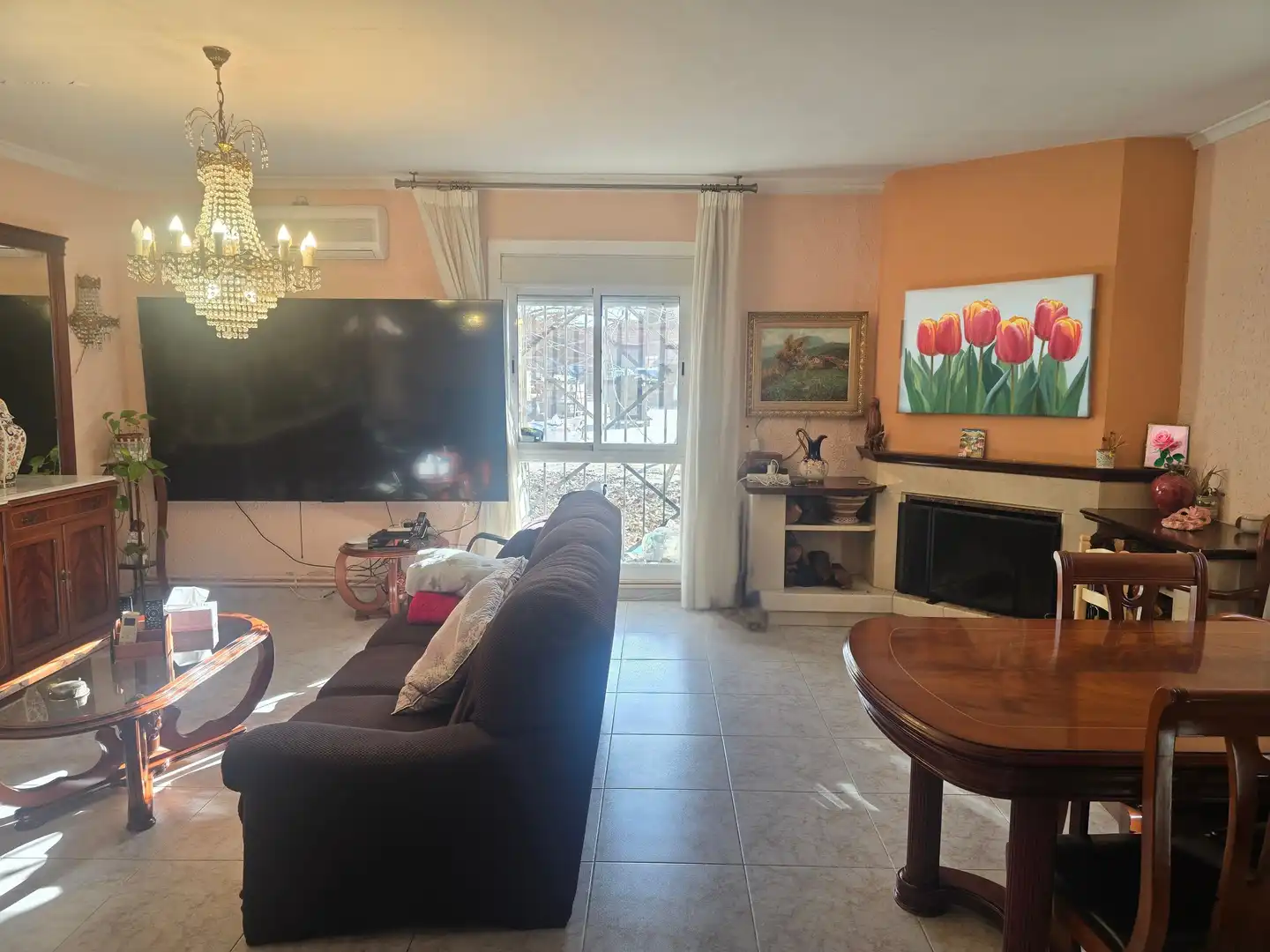 Sala de estar de Finca rústica en venta en Sabadell con Jardín privado