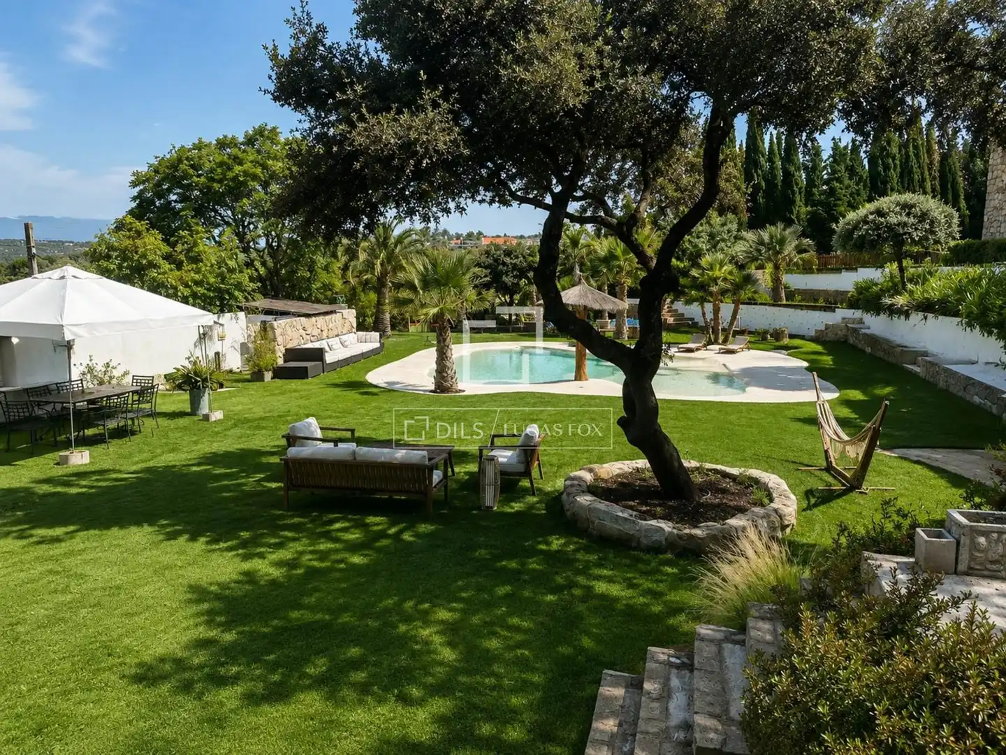 Jardín de Casa o chalet en venta en Torrelodones con Aire acondicionado, Jardín privado y Terraza