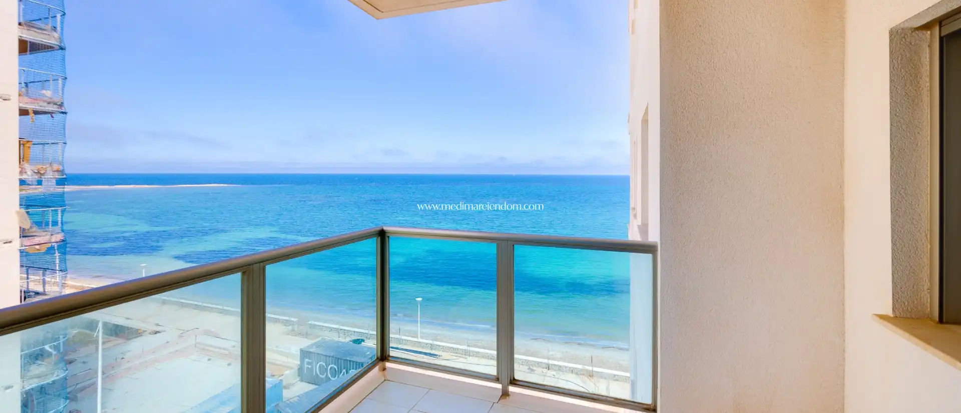 Balcony of Duplexes for sale in La Manga del Mar Menor  with Air Conditioner, Heating and Private garden