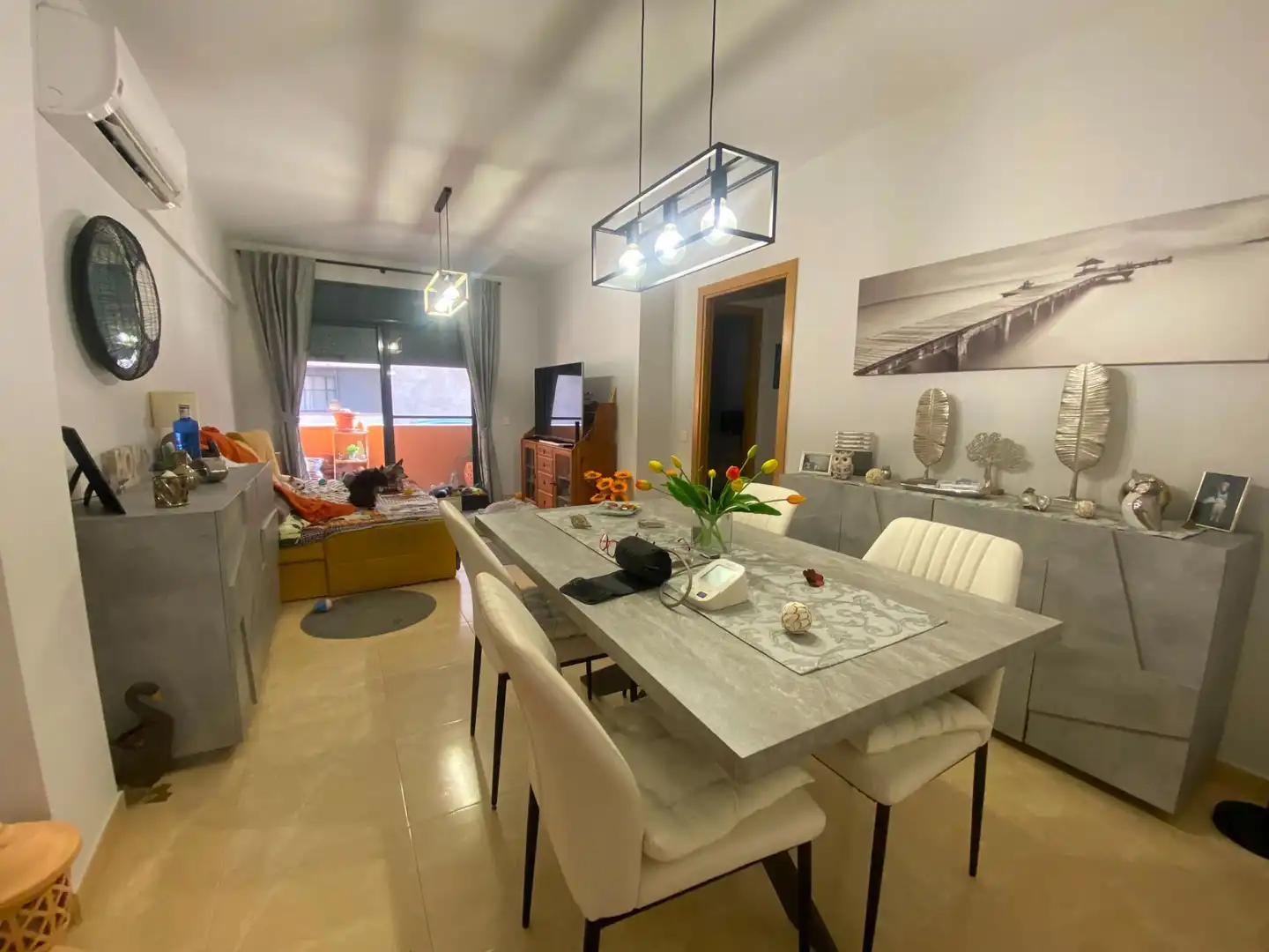 Comedor de Apartamento en venta en Camarles con Terraza