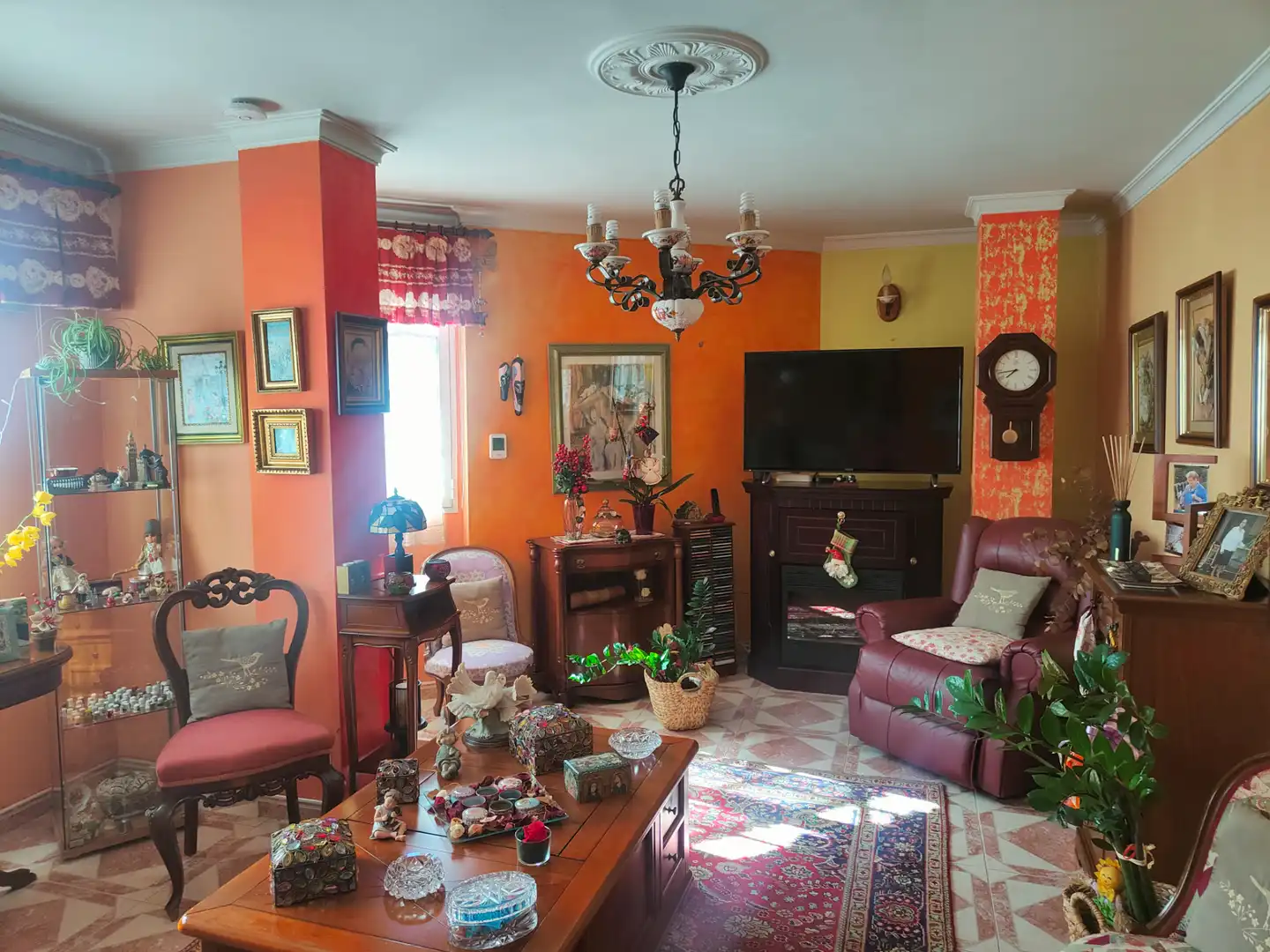 Sala de estar de Piso en venta en Vega de San Mateo con Terraza, Trastero y Amueblado