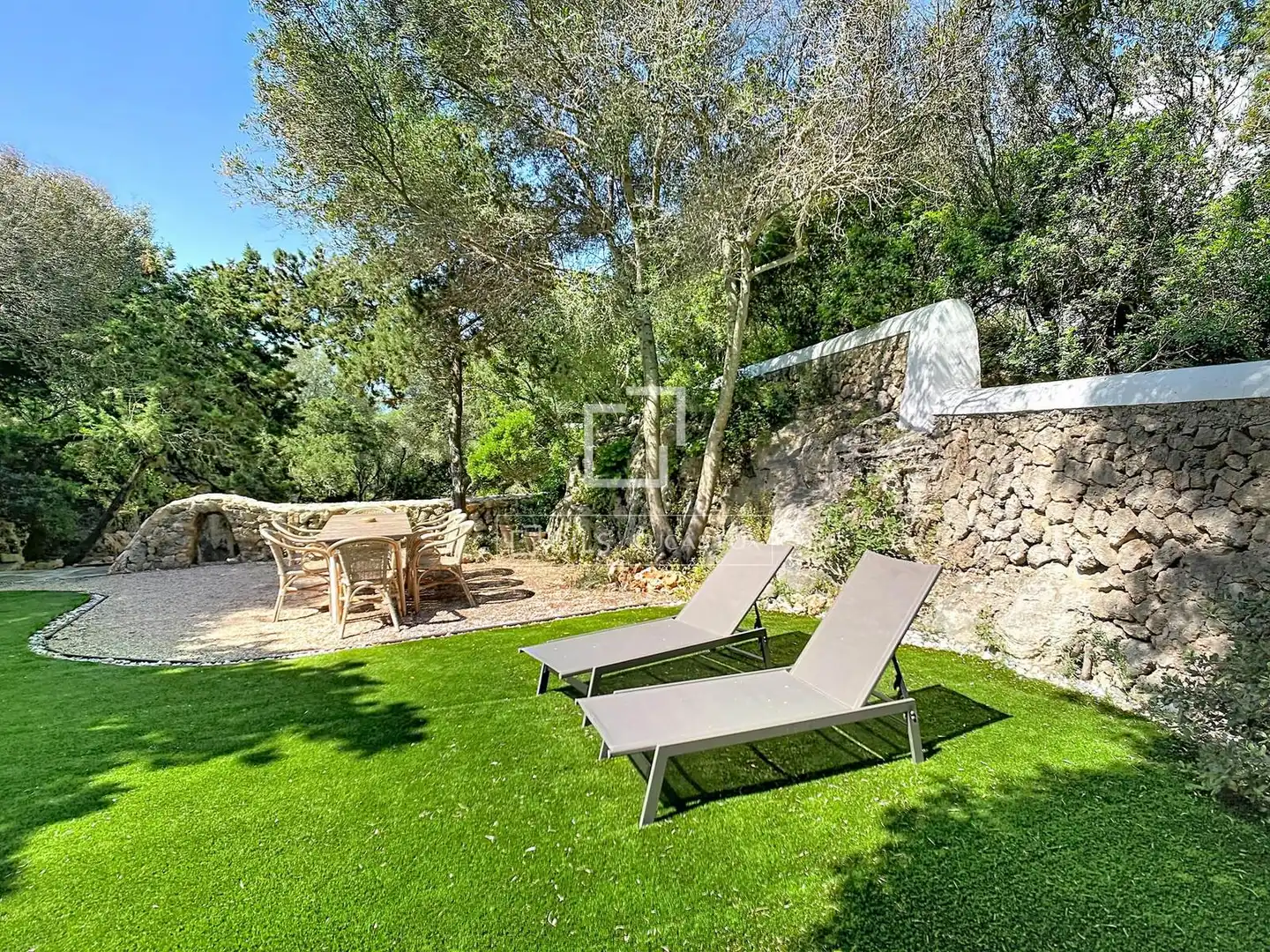 Garden of Houses for sale in Ciutadella de Menorca  with Air Conditioner, Heating and Private garden