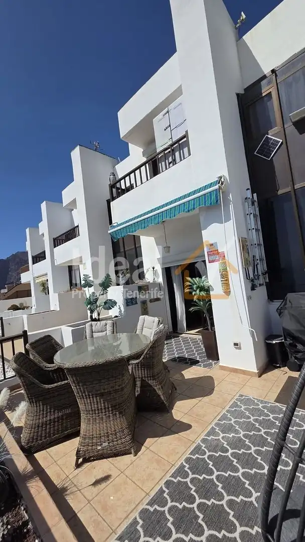 Terraza de Casa adosada en venta en Santiago del Teide con Terraza, Amueblado y Piscina comunitaria