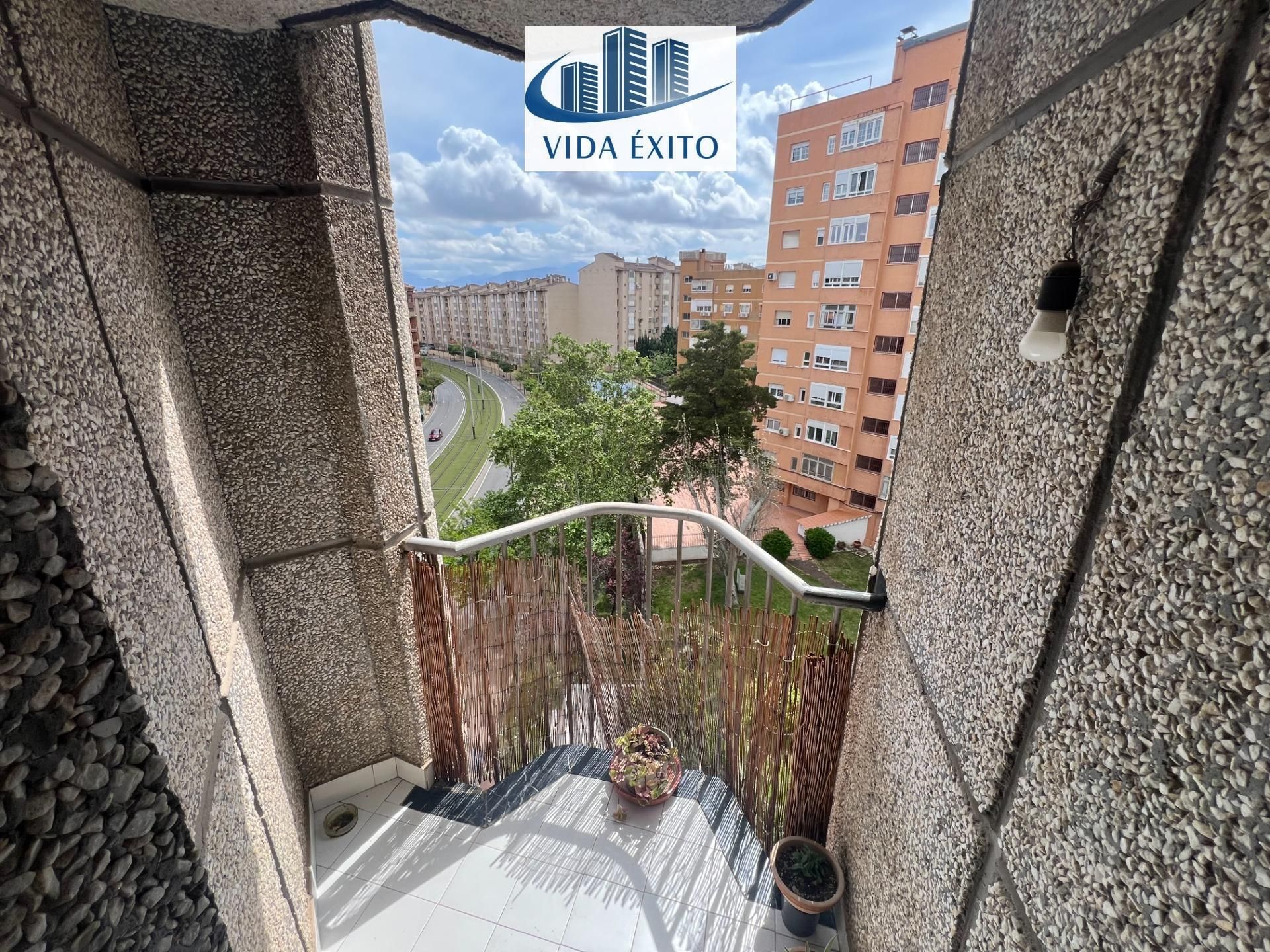 Exterior view of Flat for sale in  Jaén Capital  with Air Conditioner, Private garden and Balcony