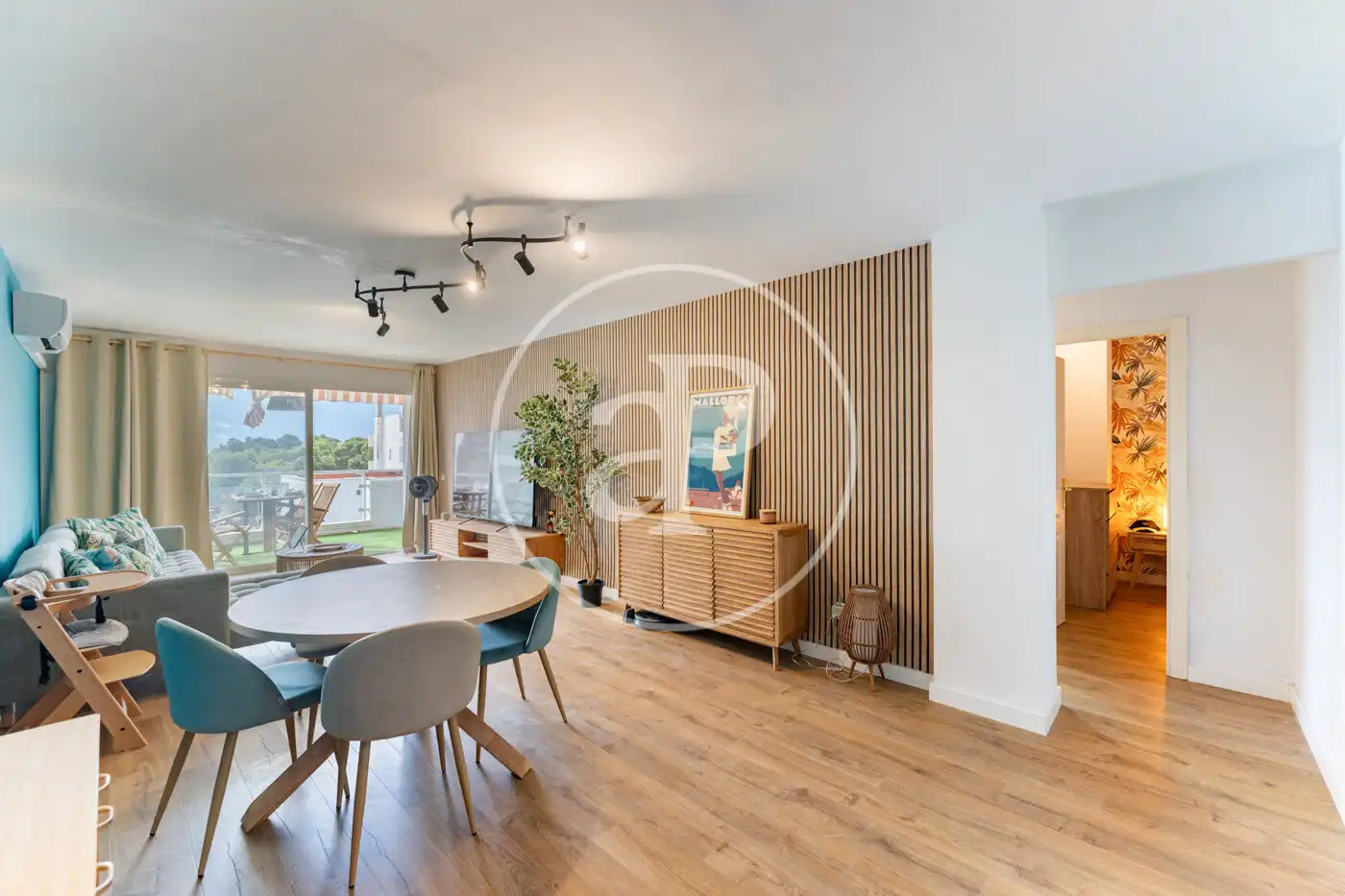 Dining room of Attic for rent in  Palma de Mallorca  with Air Conditioner, Heating and Terrace