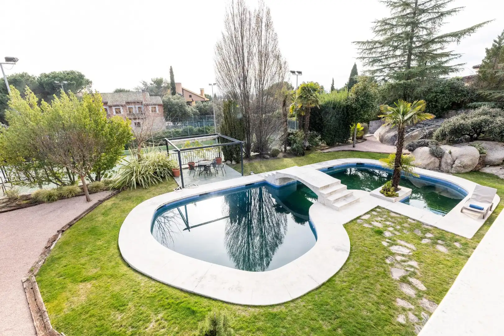 Swimming pool of Houses for sale in Torrelodones  with Heating, Private garden and Terrace