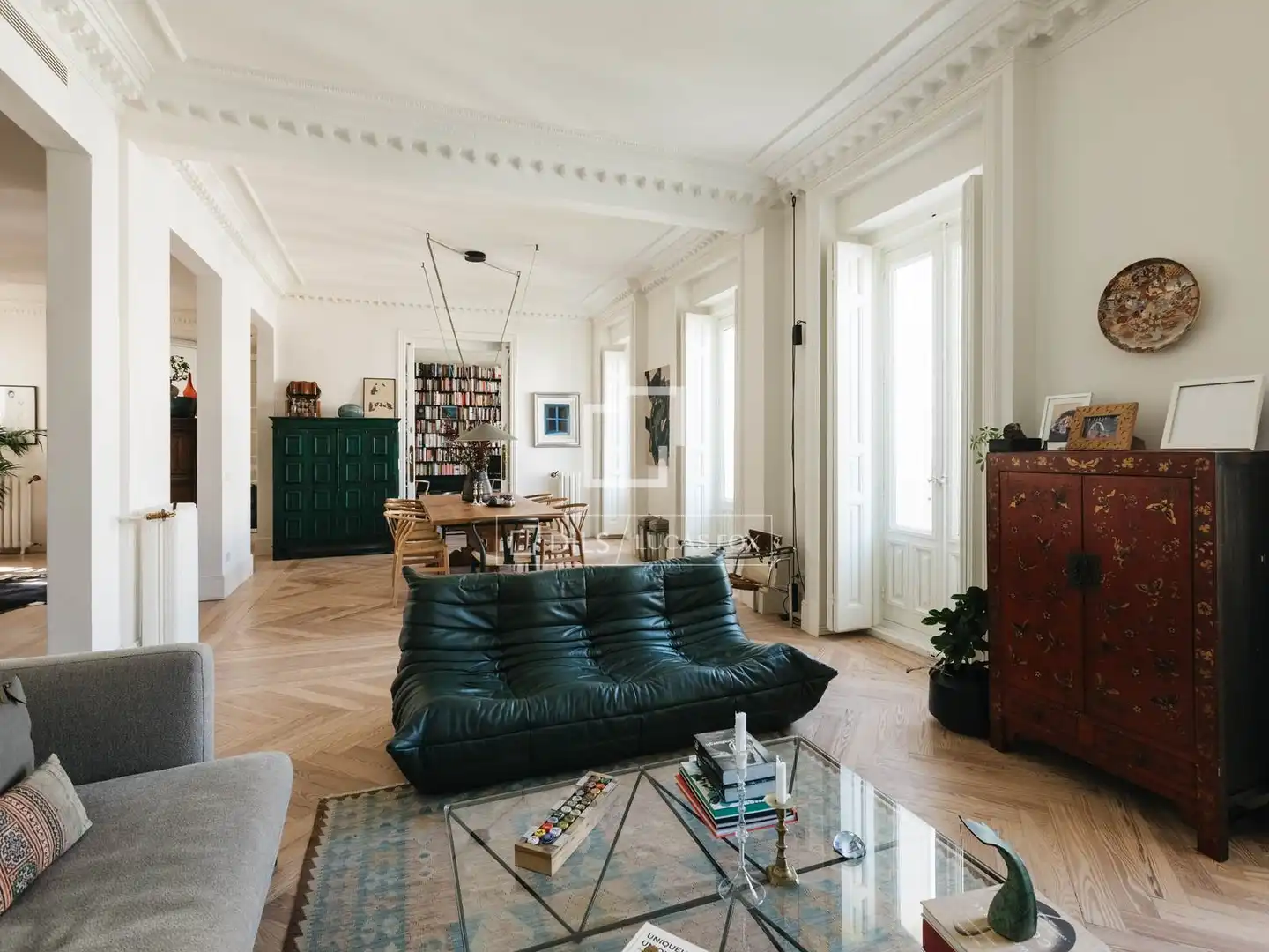 Sala de estar de Piso de alquiler en Salamanca con Aire acondicionado, Amueblado y Balcón