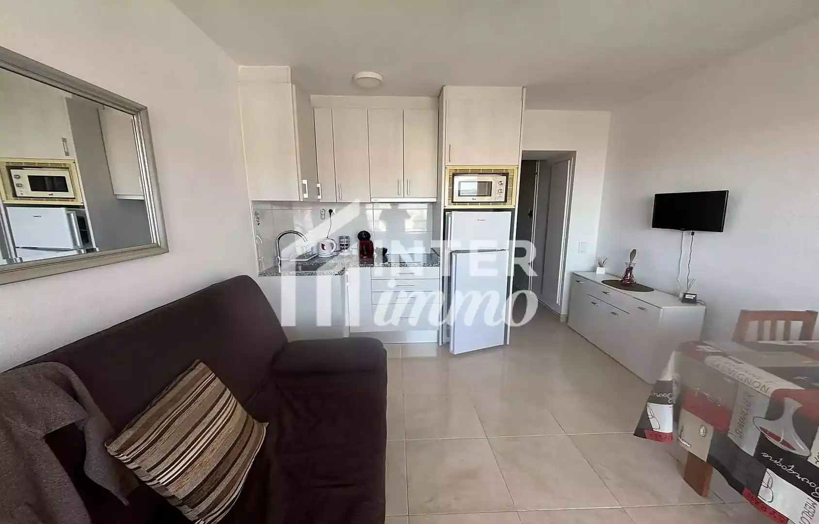 Wohnzimmer von Wohnung zum Verkauf in Roses mit Terrasse und Möbliert