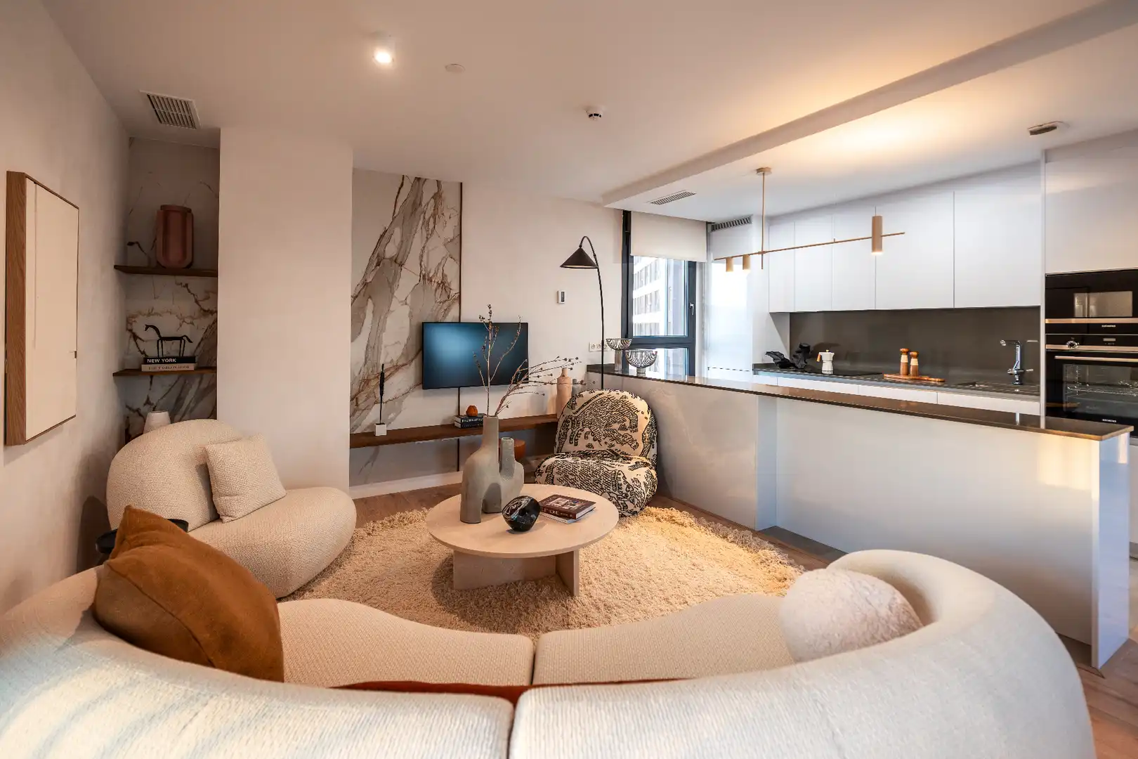 Sala de estar de Ático en venta en Málaga con Aire acondicionado, Calefacción y Terraza
