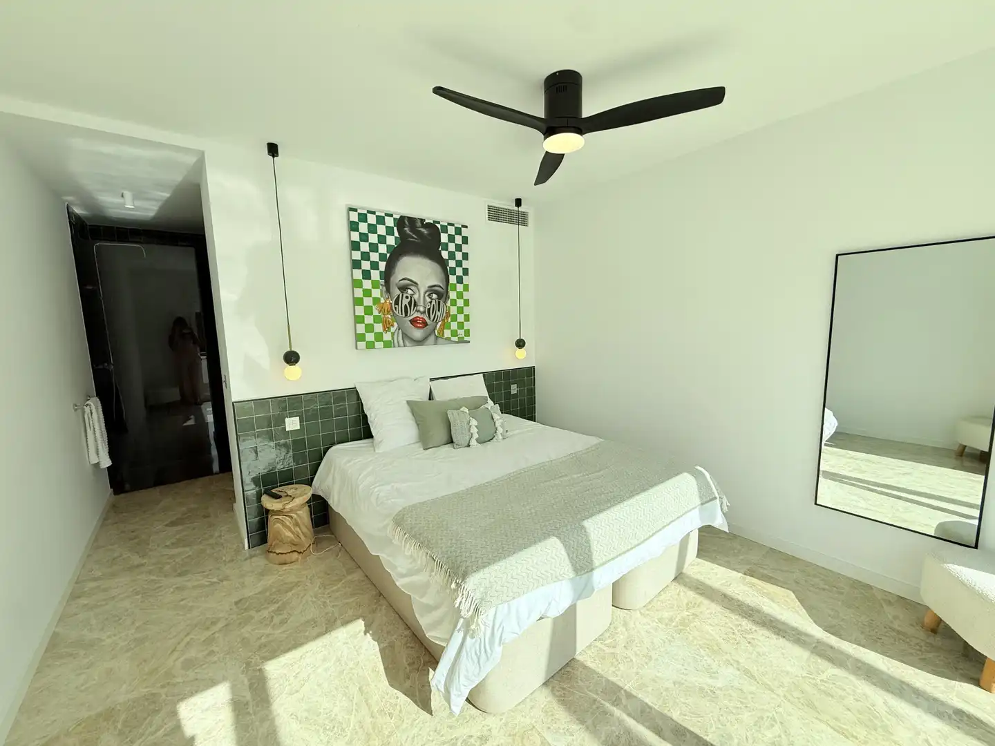 Schlafzimmer von Einfamilien-Reihenhaus zur Miete in Las Chapas - El Rosario