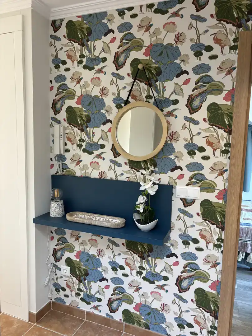 Baño de Piso de alquiler en Ribeira con Jardín privado, Amueblado y Balcón