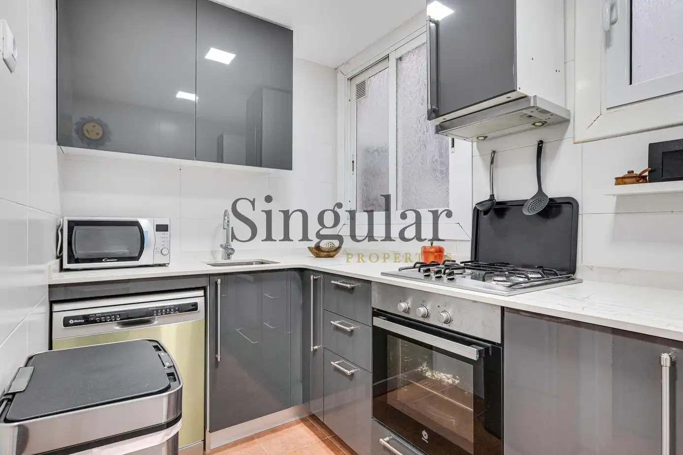 Cocina de Piso en venta en Barcelona con Aire acondicionado, Calefacción y Balcón