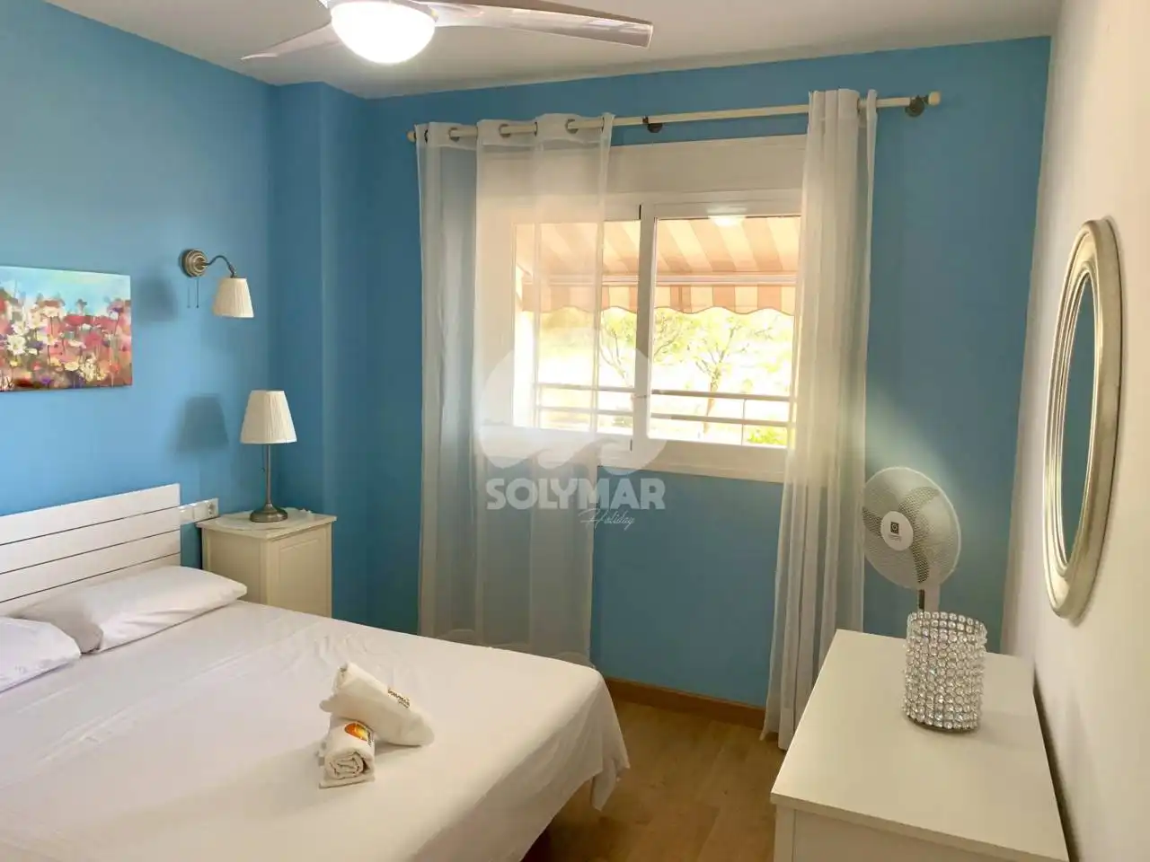 Schlafzimmer von Wohnung zur Miete in Vélez-Málaga mit Terrasse, Möbliert und Gemeinschaftspool