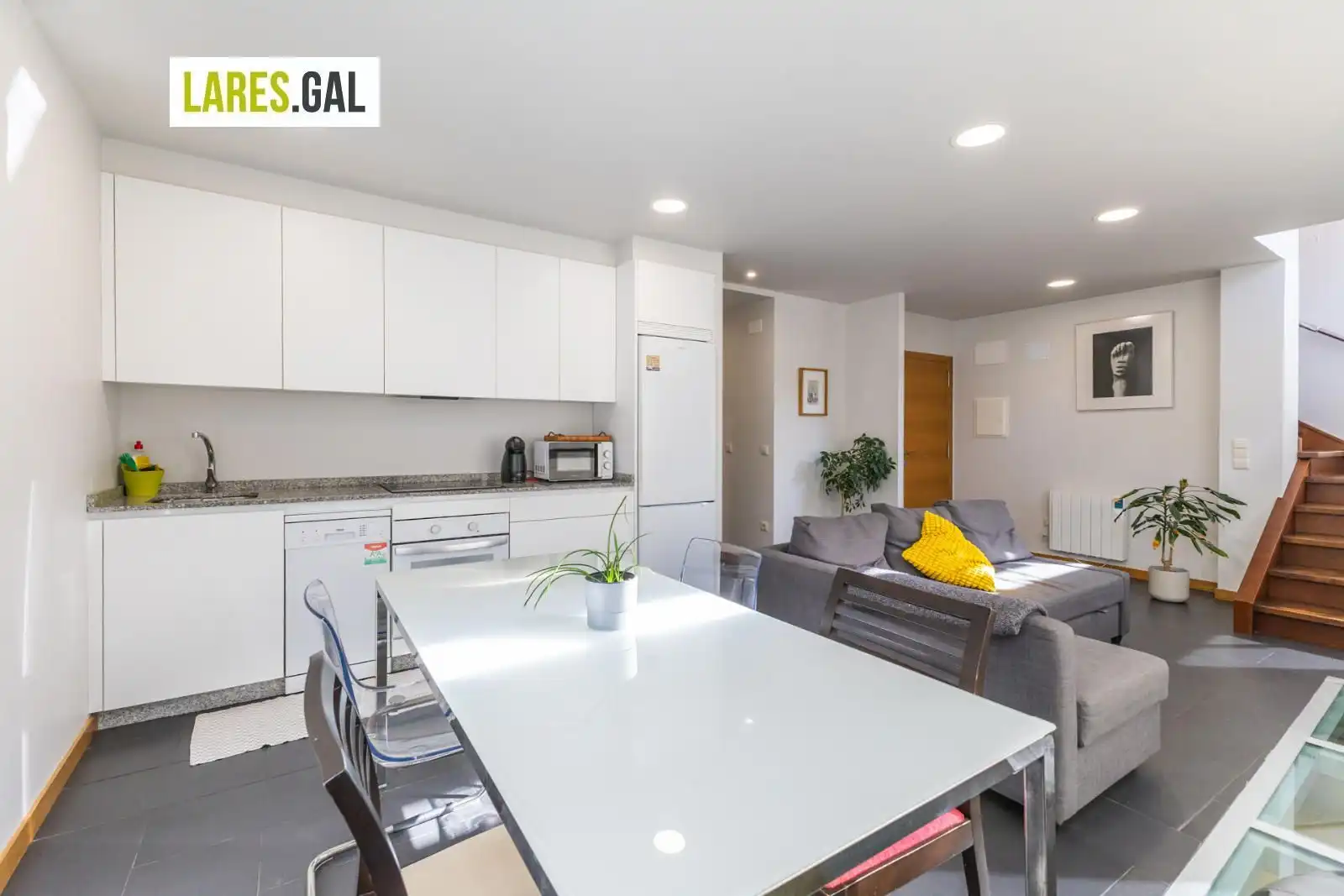 Cocina de Casa o chalet en venta en Cangas  con Calefacción, Amueblado y Horno
