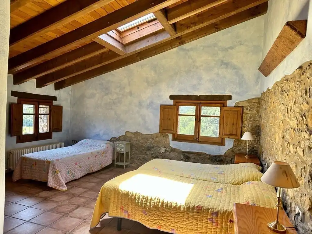 Bedroom of Houses for sale in La Vall de Bianya  with Heating, Terrace and Storage room