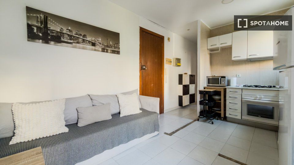 Bedroom of Flat to rent in  Barcelona Capital  with Air Conditioner, Heating and Furnished