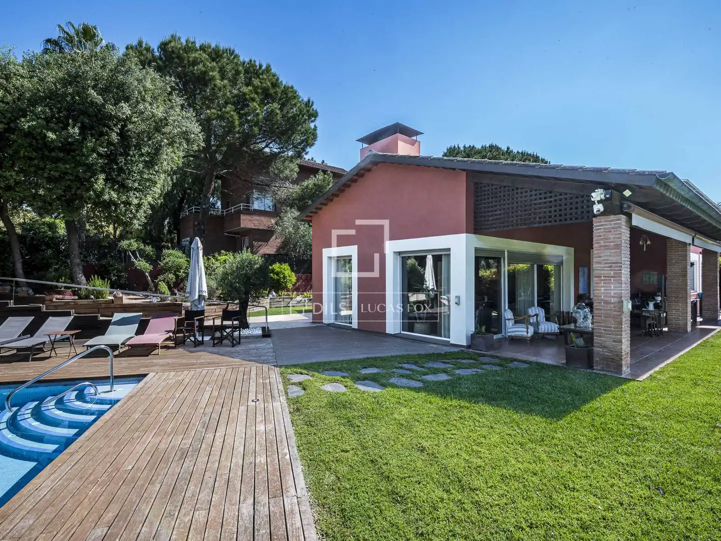 Jardí de Casa o xalet en venda en Sant Cugat del Vallès amb Aire condicionat, Calefacció i Jardí privat