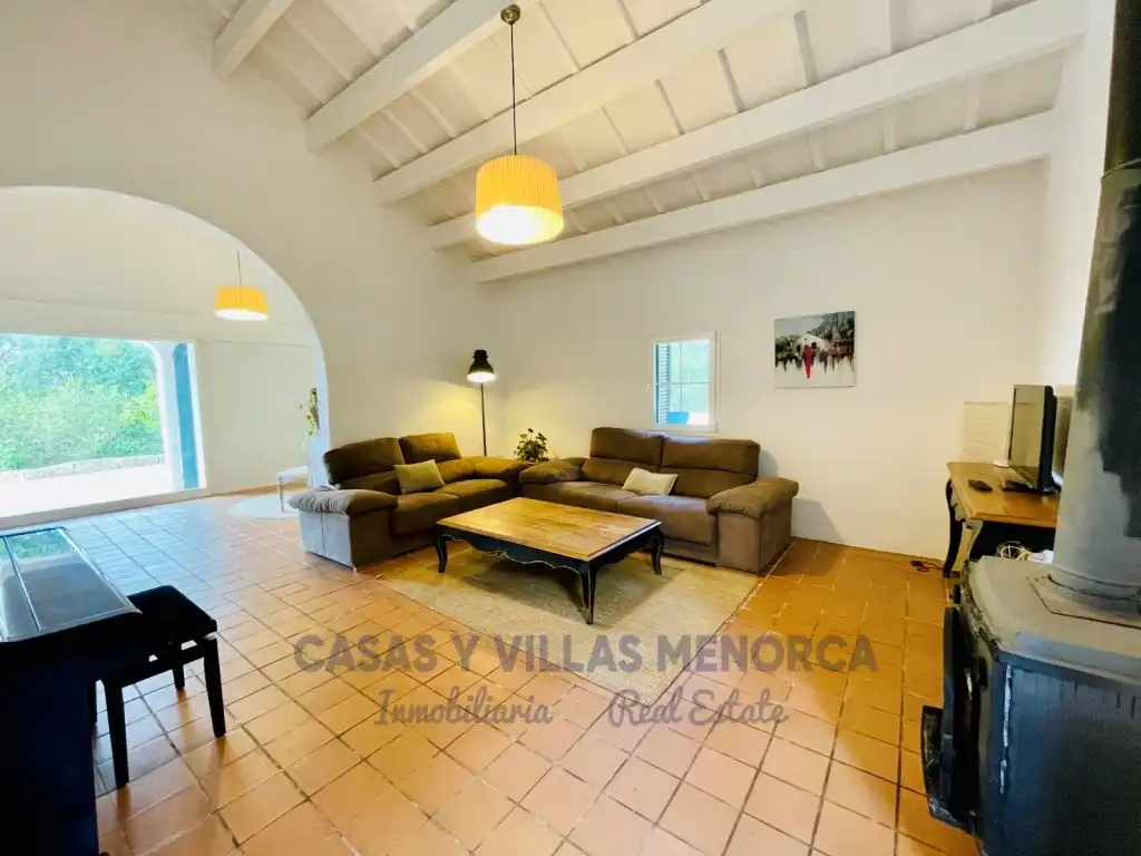 Wohnzimmer von Country house zur Miete in Maó - Mahón