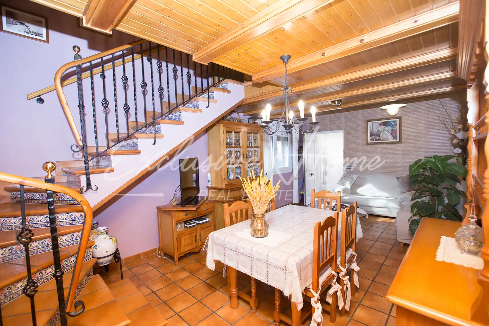Esszimmer von Haus oder Chalet zum Verkauf in Peñíscola / Peníscola mit Klimaanlage, Heizung und Privatgarten
