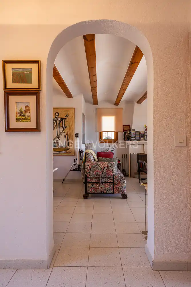 Living room of Houses for sale in Dénia  with Air Conditioner, Heating and Private garden