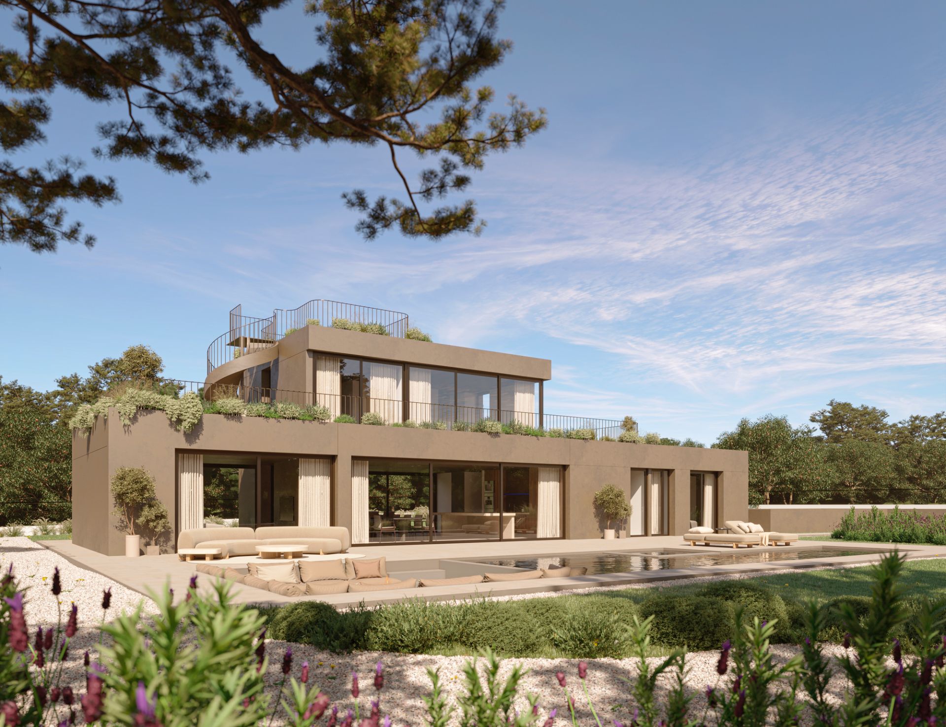 Exterior view of House or chalet for sale in  Palma de Mallorca  with Air Conditioner, Private garden and Parquet flooring