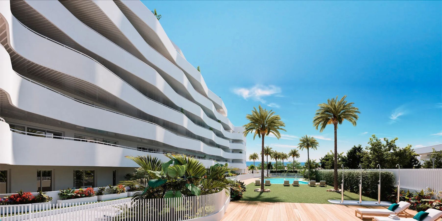 Exterior view of Flat for sale in Vélez-Málaga  with Air Conditioner