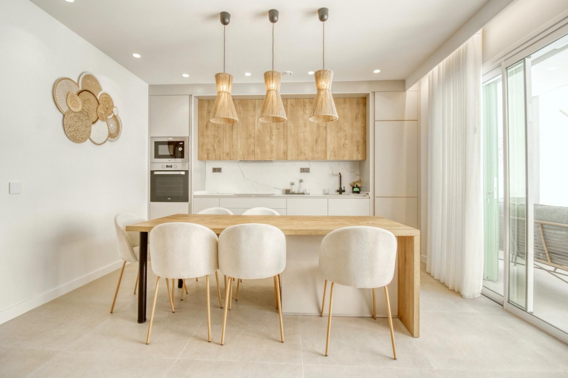 Cocina de Casa o chalet en venta en Pilar de la Horadada con Aire acondicionado, Piscina y Amueblado