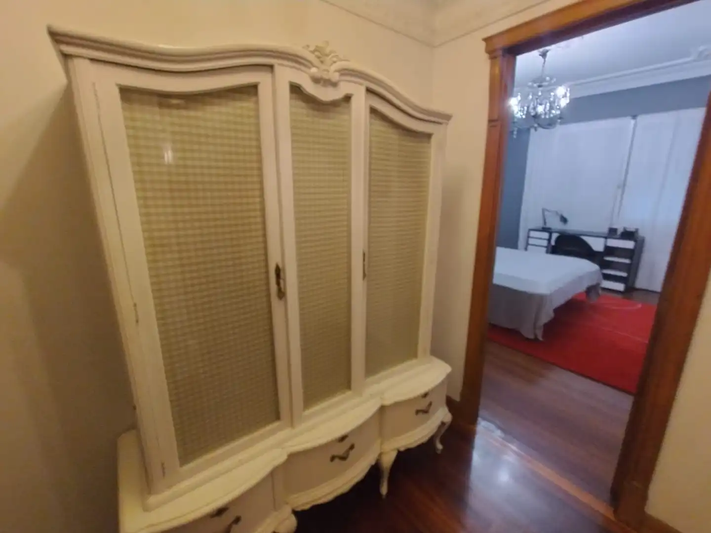 Bedroom of Flat for rent in Bilbao   with Heating, Parquet flooring and Furnished