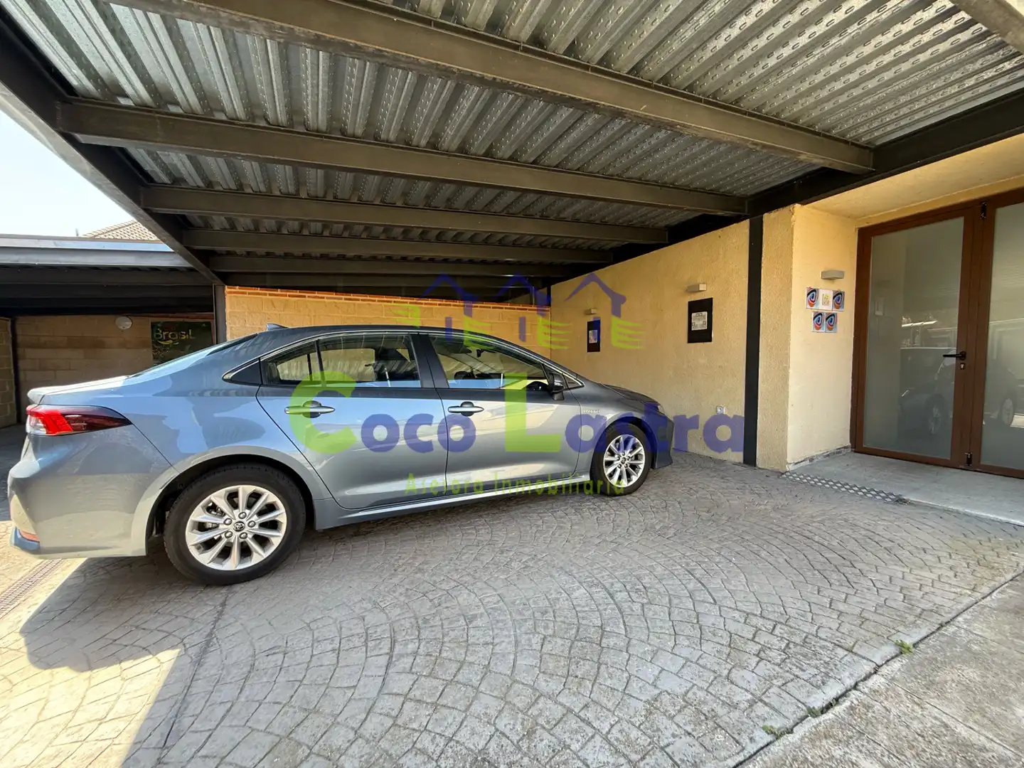 Parking of Houses for sale in Monterrubio de Armuña  with Air Conditioner, Heating and Private garden