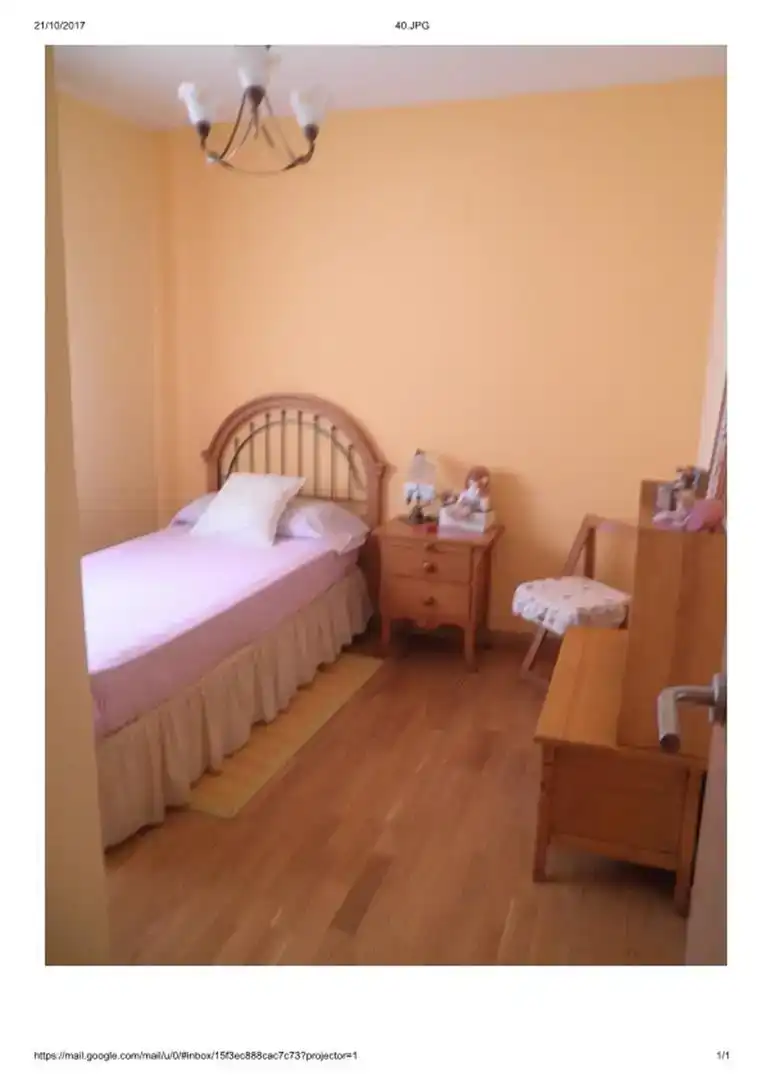 Schlafzimmer von Wohnung zur Miete in Mutxamel mit Klimaanlage, Privatgarten und Parkett