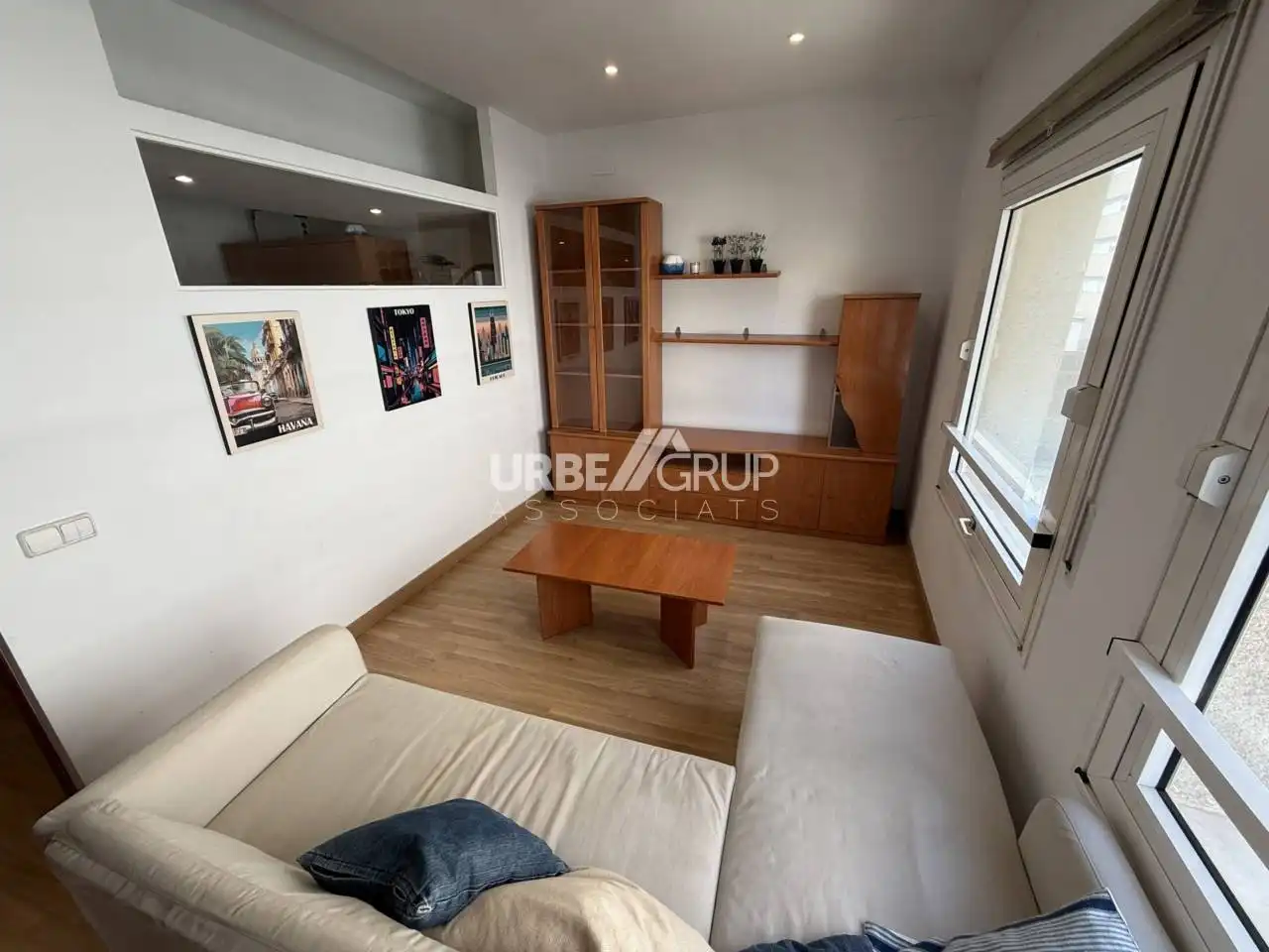 Living room of Flat for rent in Terrassa  with Heating