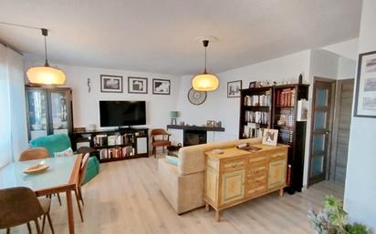 Sala d'estar de Casa adosada en venda en Navalagamella amb Aire condicionat, Calefacció i Jardí privat
