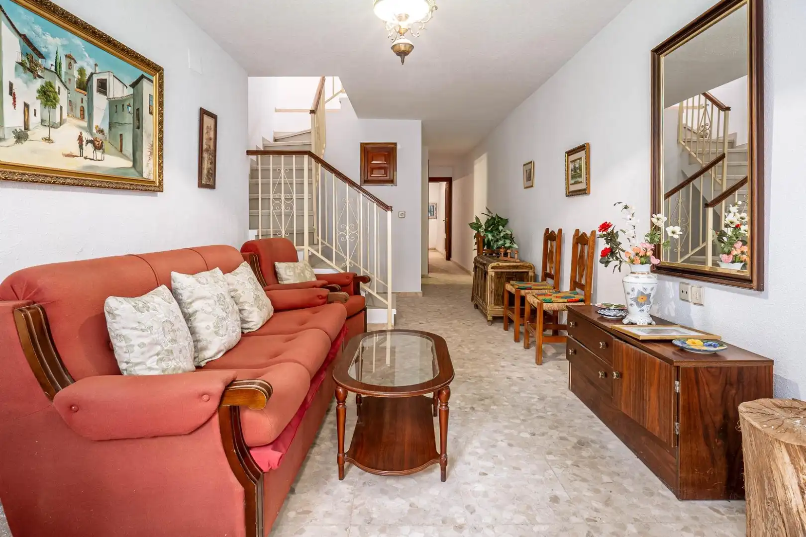 Sala d'estar de Casa o xalet en venda en La Taha amb Traster