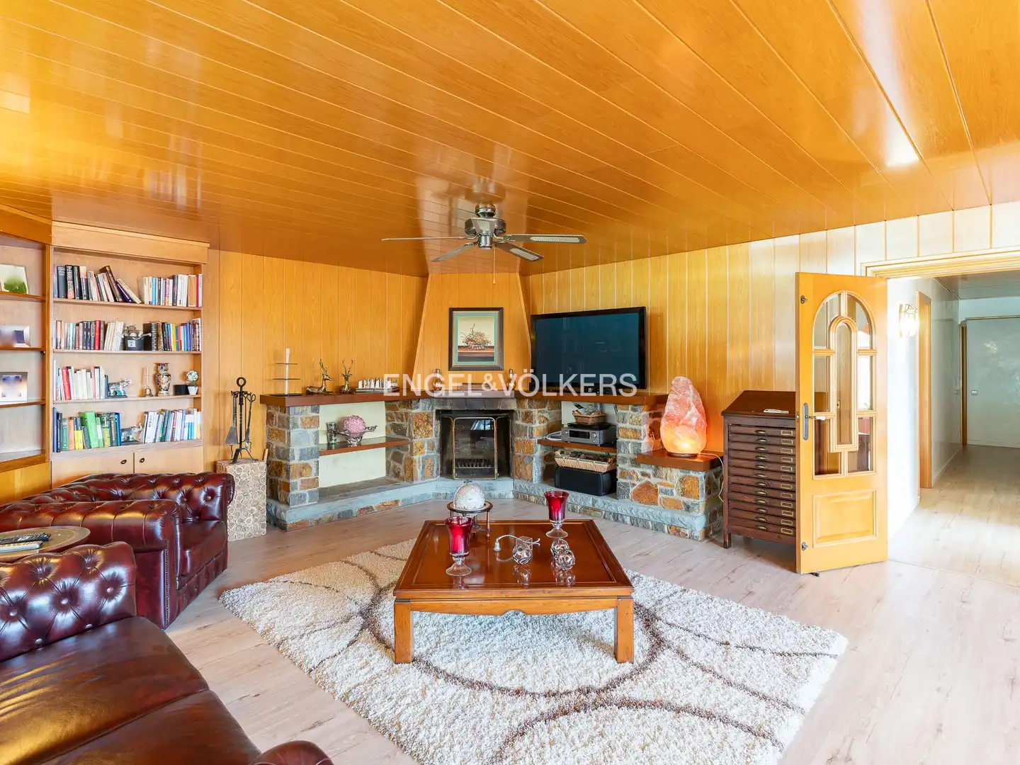 Sala d'estar de Casa o xalet en venda en Canovelles amb Aire condicionat, Calefacció i Jardí privat