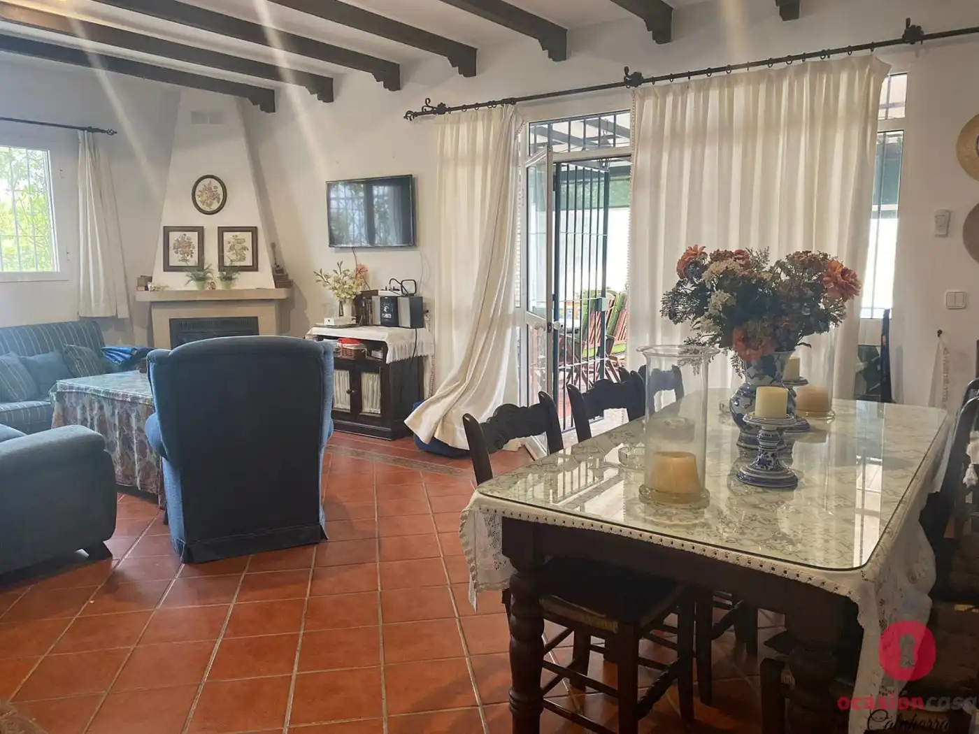 Dining room of Country homes for sale in La Carlota  with Air Conditioner, Heating and Storage room