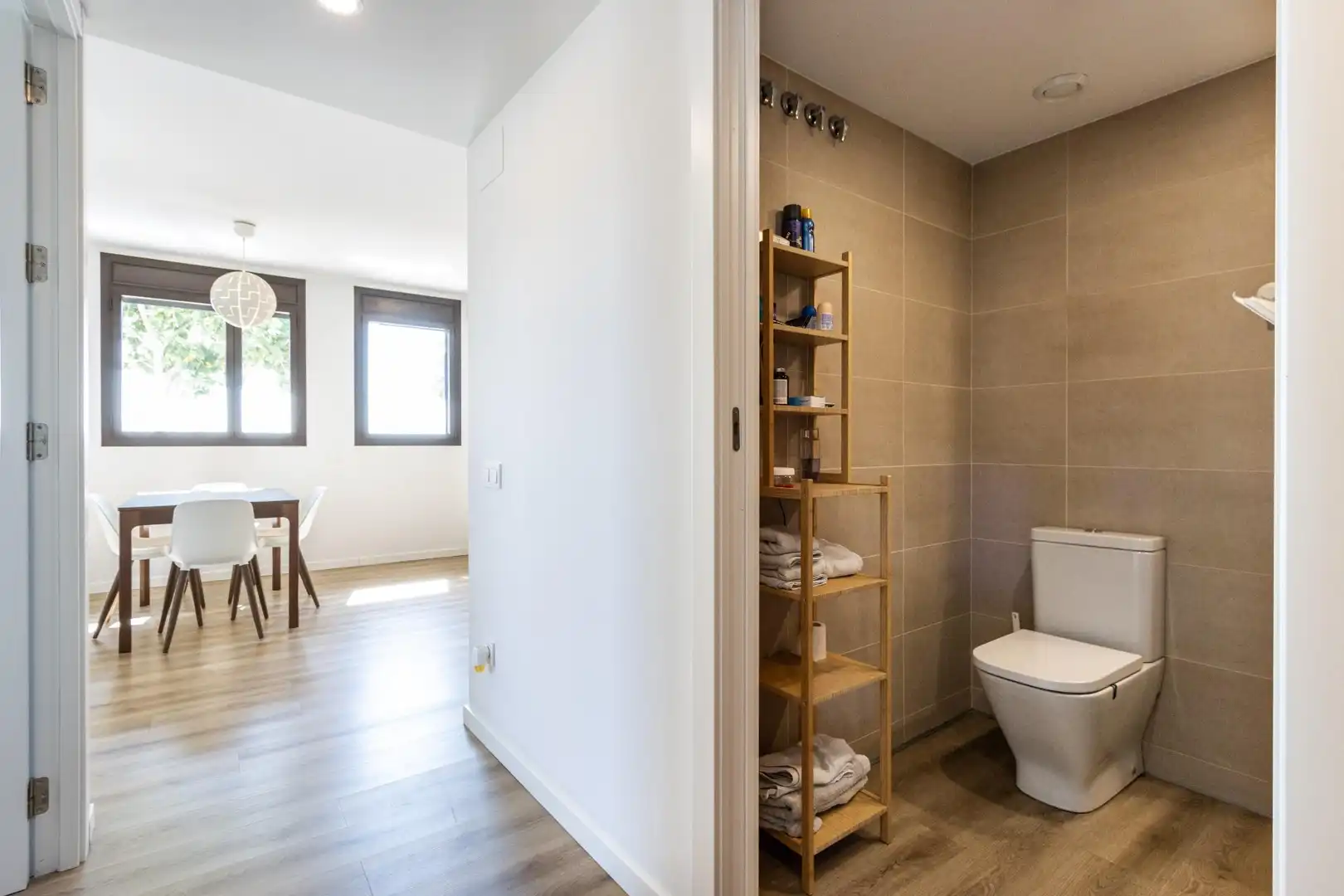 Bathroom of Flat for sale in Sabadell  with Heating, Terrace and Community pool