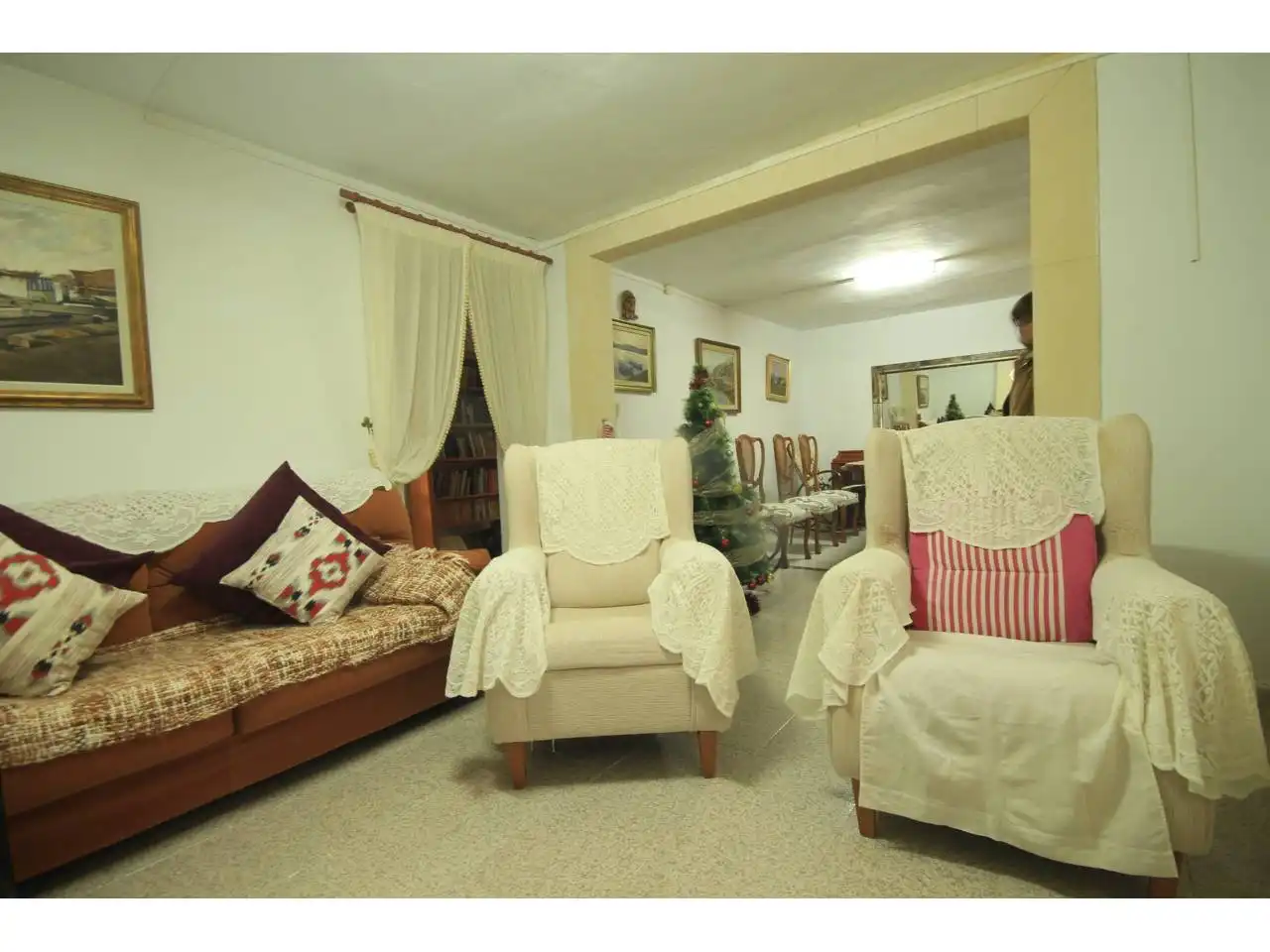 Sala de estar de Finca rústica en venta en Costitx con Terraza