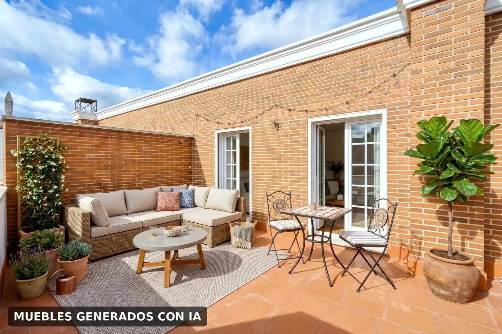 Terraza de Casa adosada en venta en Avenida Europa