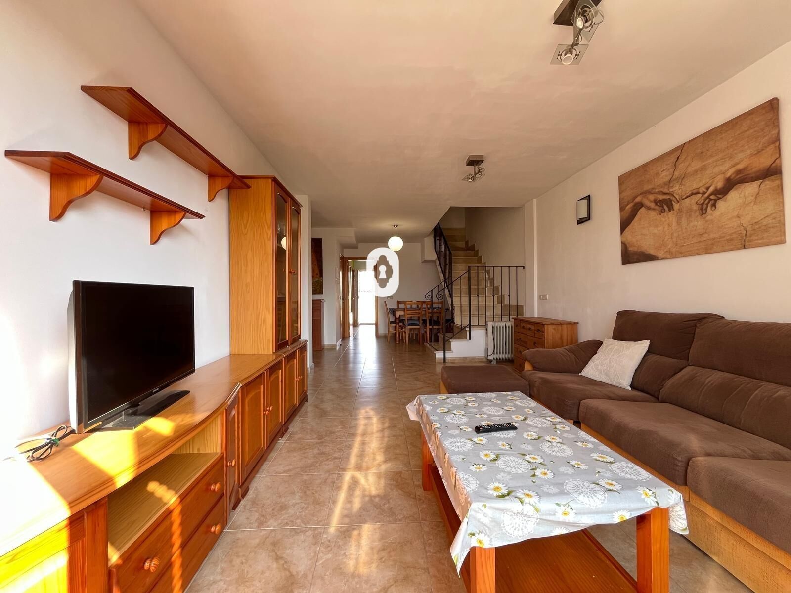Wohnzimmer von Dachboden miete in Sineu mit Terrasse und Balkon